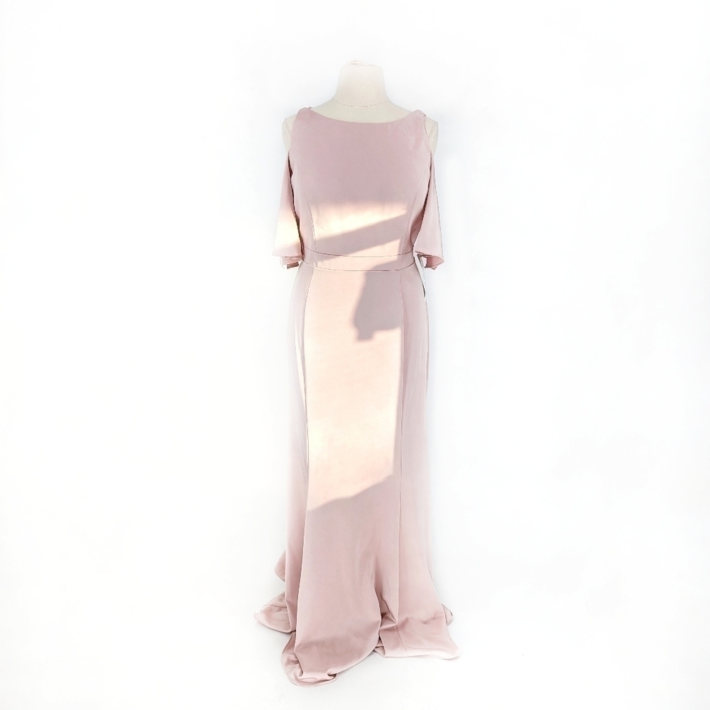 Kleinfeld Cold Shoulder Gown Pink 20 bridesmaid mother of the bride wedding